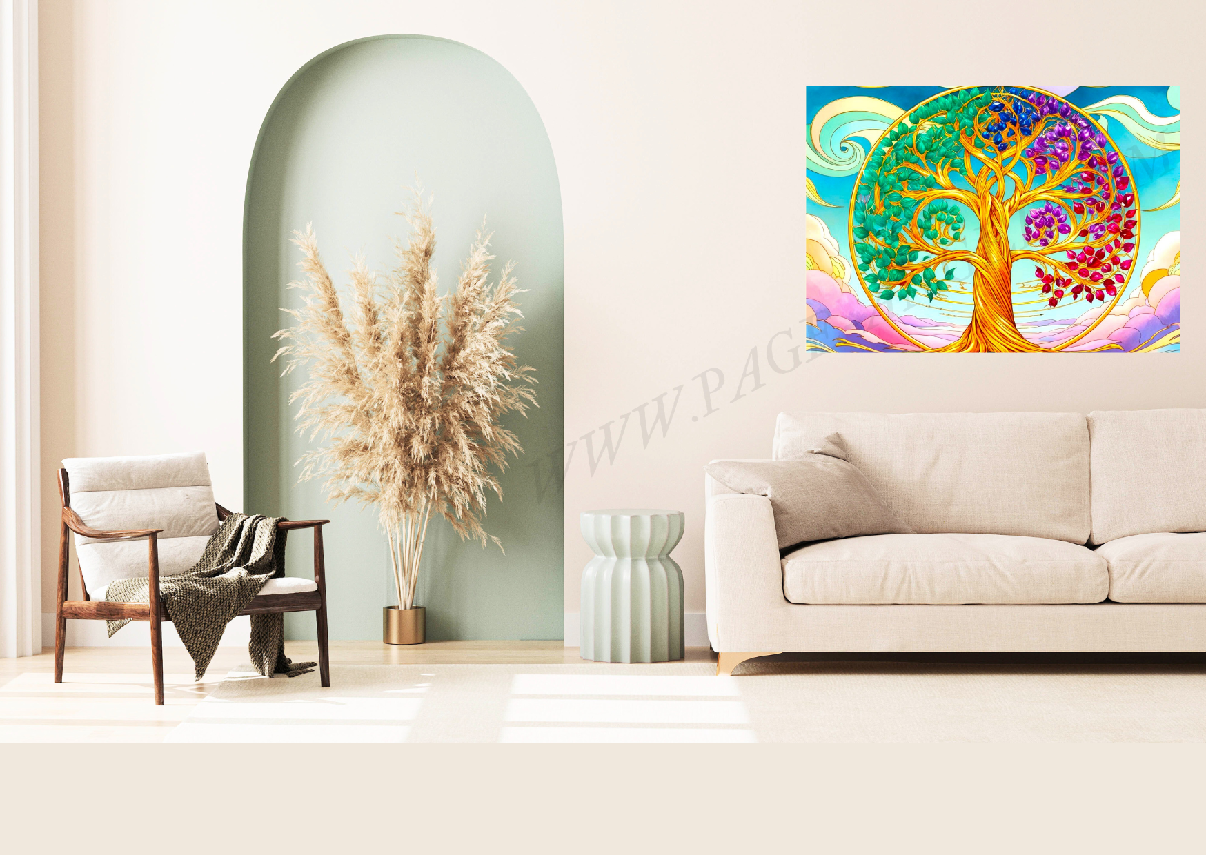 TABLEAU "ARBRE DE VIE" (HORIZONTAL 3) – Image 6