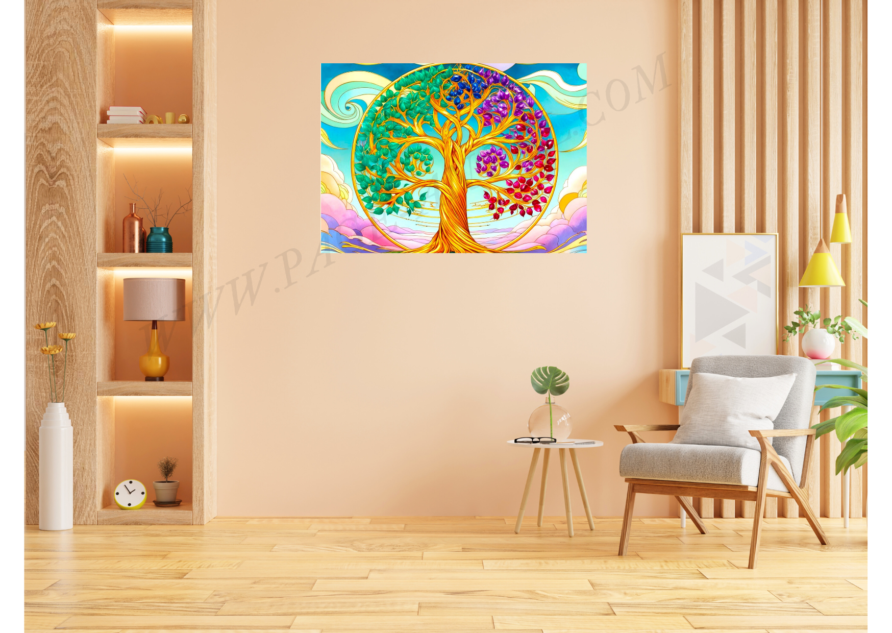 TABLEAU "ARBRE DE VIE" (HORIZONTAL 3) – Image 7