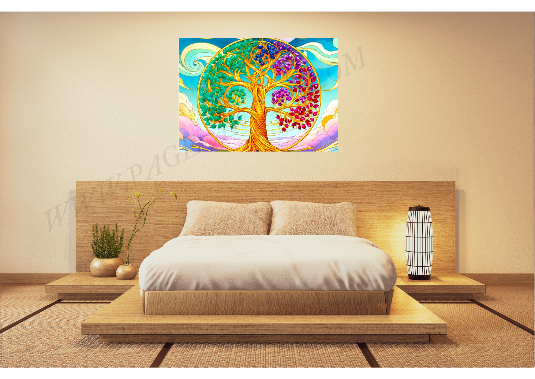 TABLEAU "ARBRE DE VIE" (HORIZONTAL 3) – Image 8