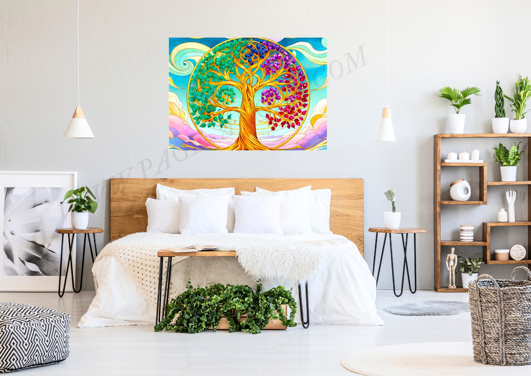 TABLEAU "ARBRE DE VIE" (HORIZONTAL 3) – Image 11