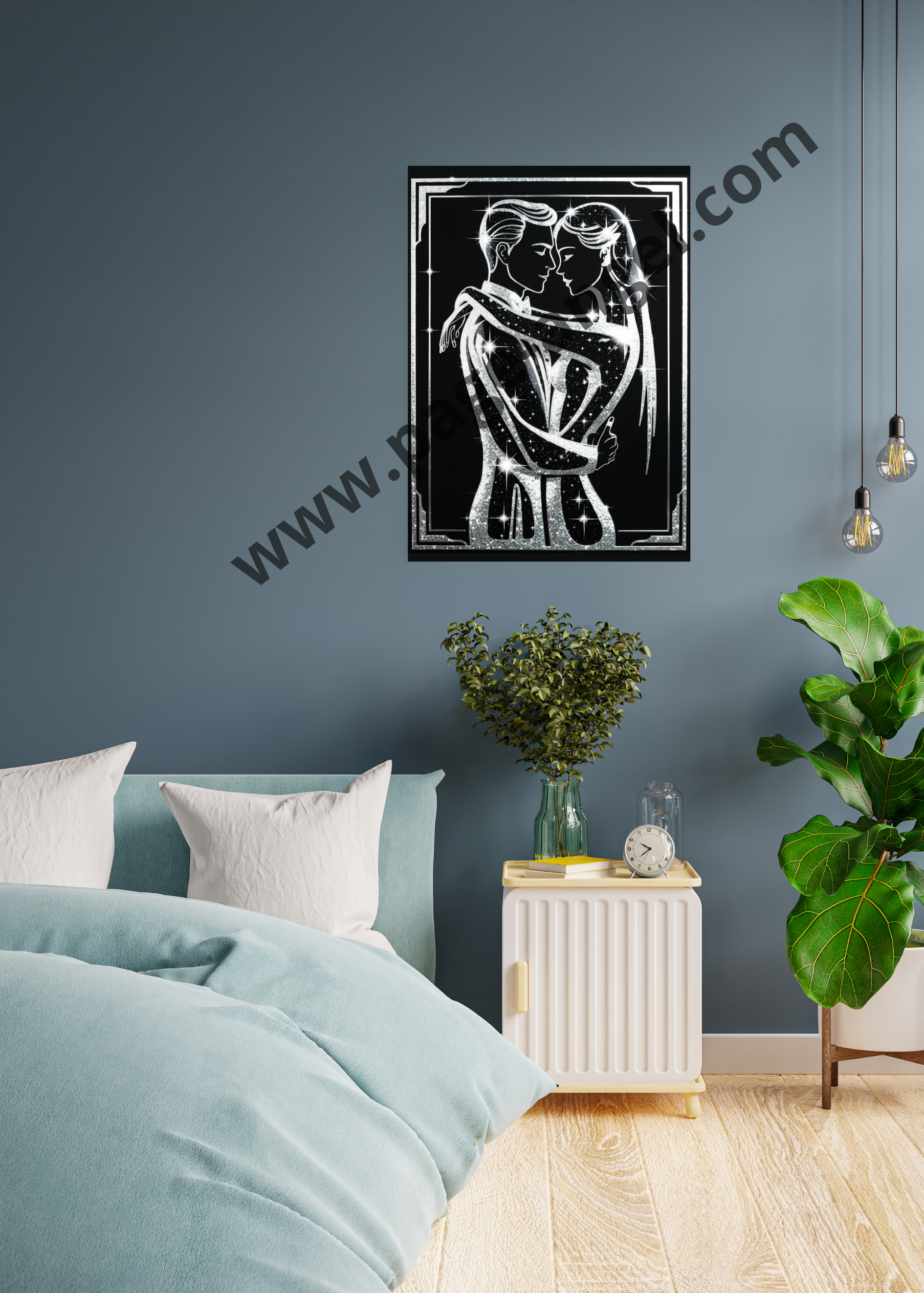 TABLEAU "DUO ETINCELLANT" (VERTICAL 2) – Image 5