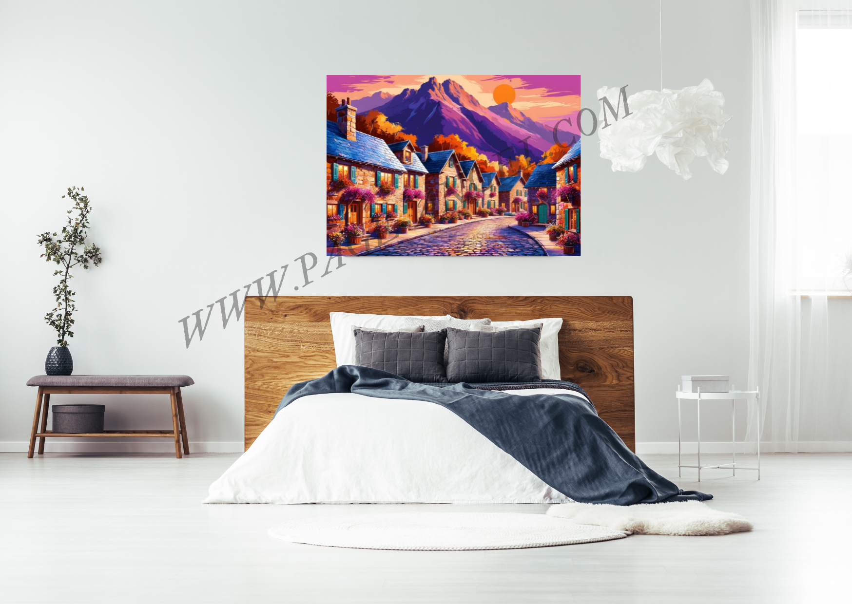 TABLEAU "LE VILLAGE ENCHANTÉ" (HORIZONTAL 71) – Image 10