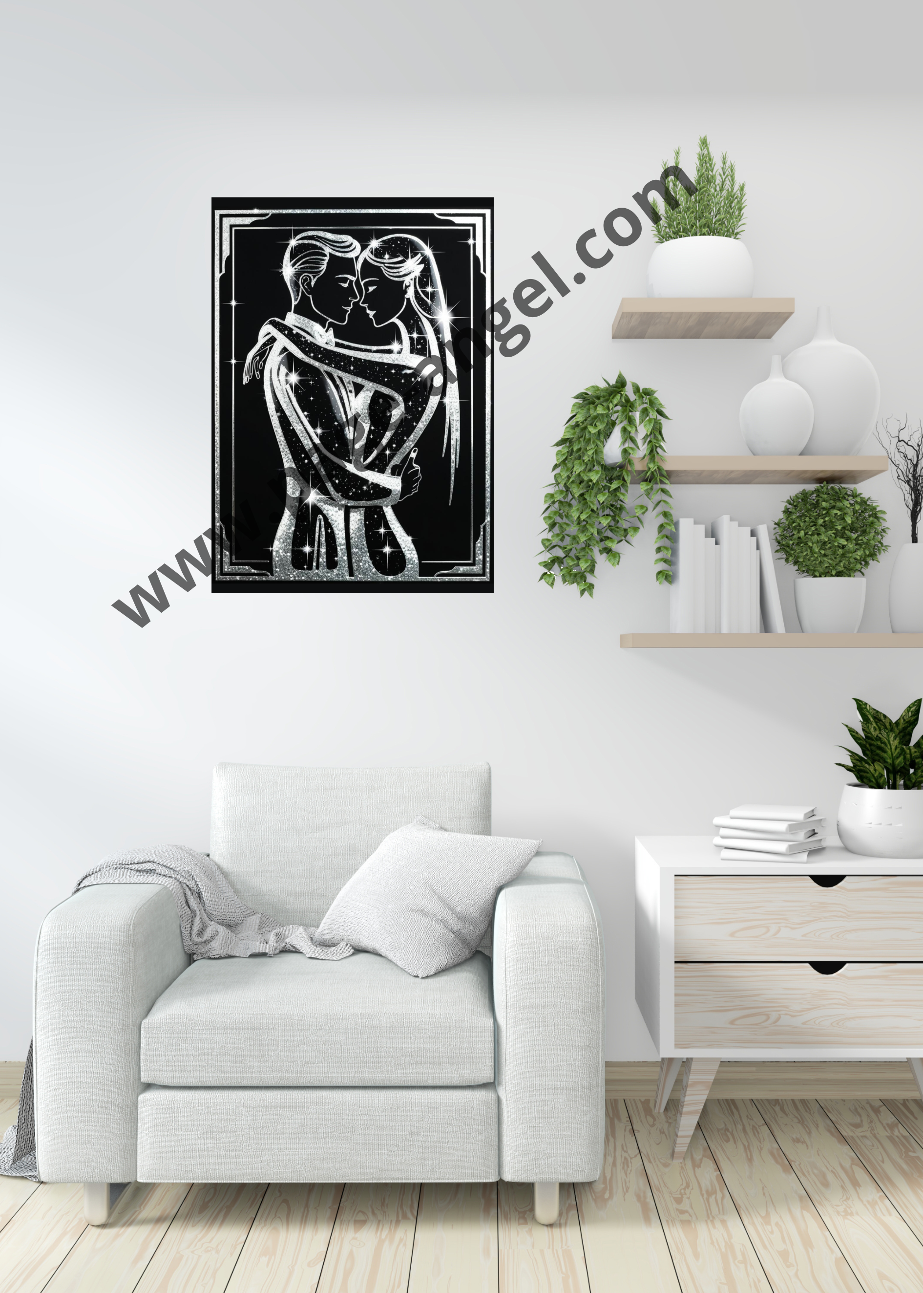 TABLEAU "DUO ETINCELLANT" (VERTICAL 2) – Image 13