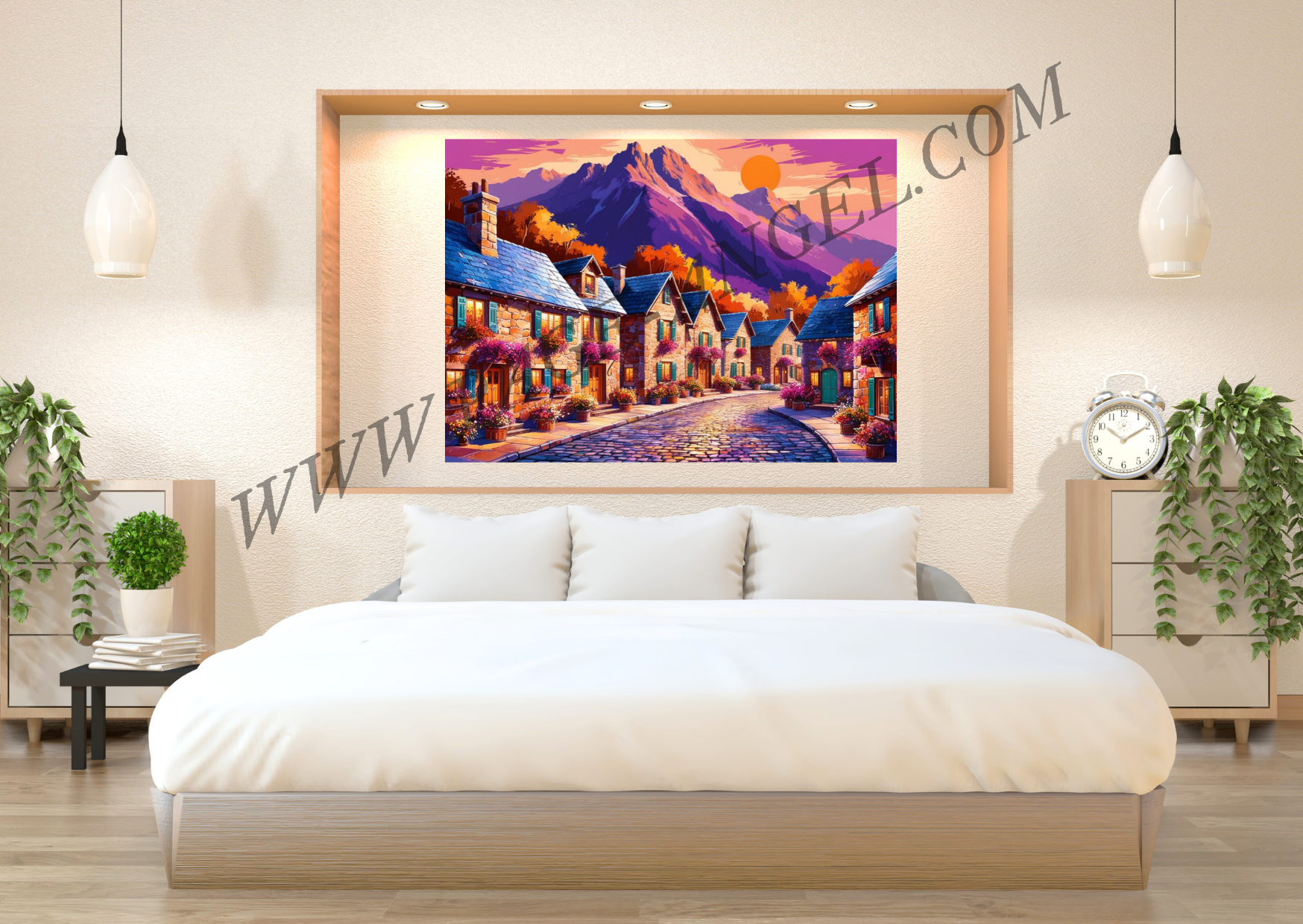 TABLEAU "LE VILLAGE ENCHANTÉ" (HORIZONTAL 71) – Image 9