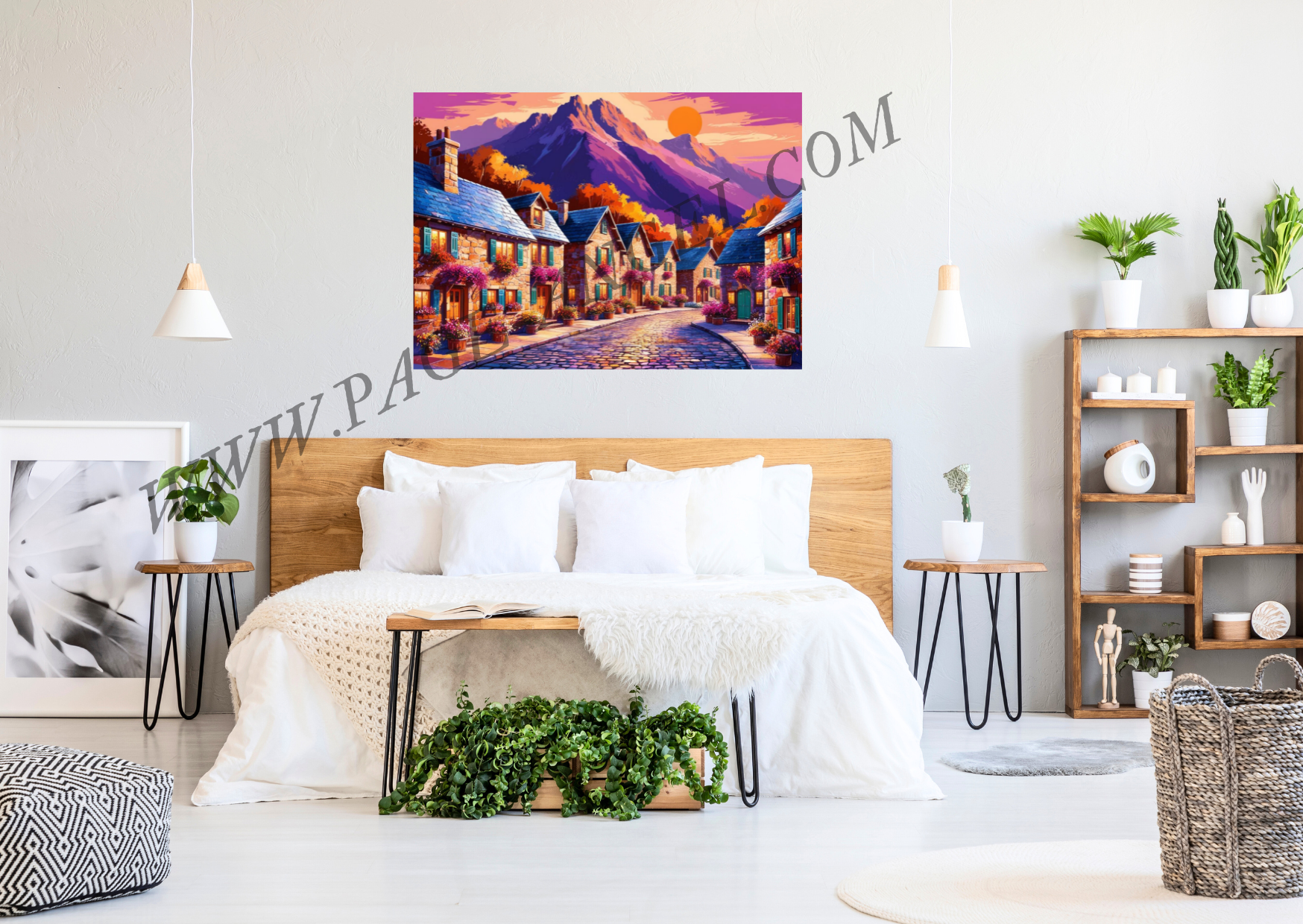 TABLEAU "LE VILLAGE ENCHANTÉ" (HORIZONTAL 71) – Image 2