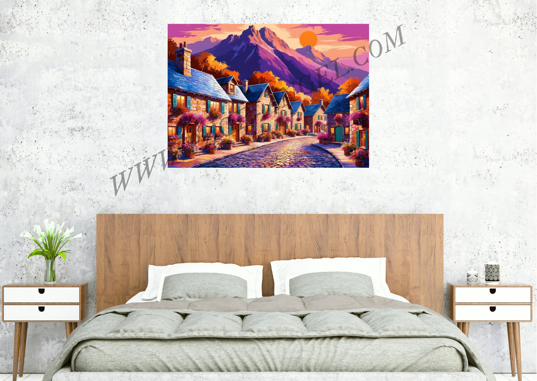 TABLEAU "LE VILLAGE ENCHANTÉ" (HORIZONTAL 71) – Image 8