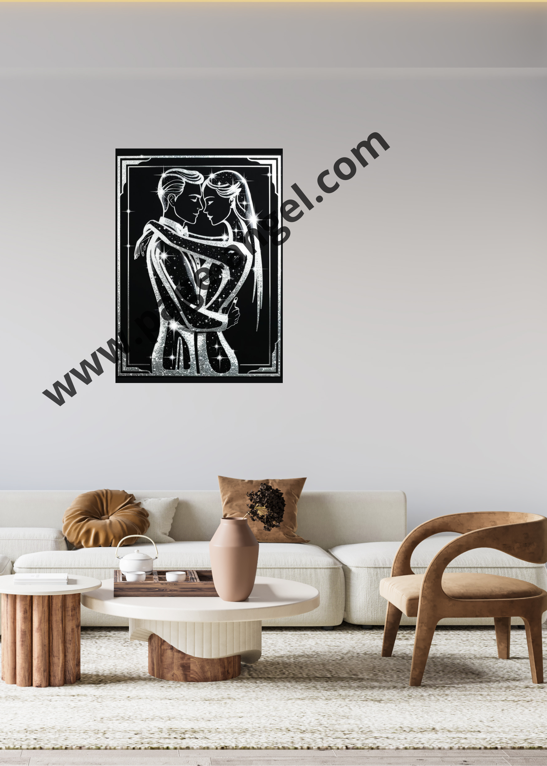 TABLEAU "DUO ETINCELLANT" (VERTICAL 2) – Image 10