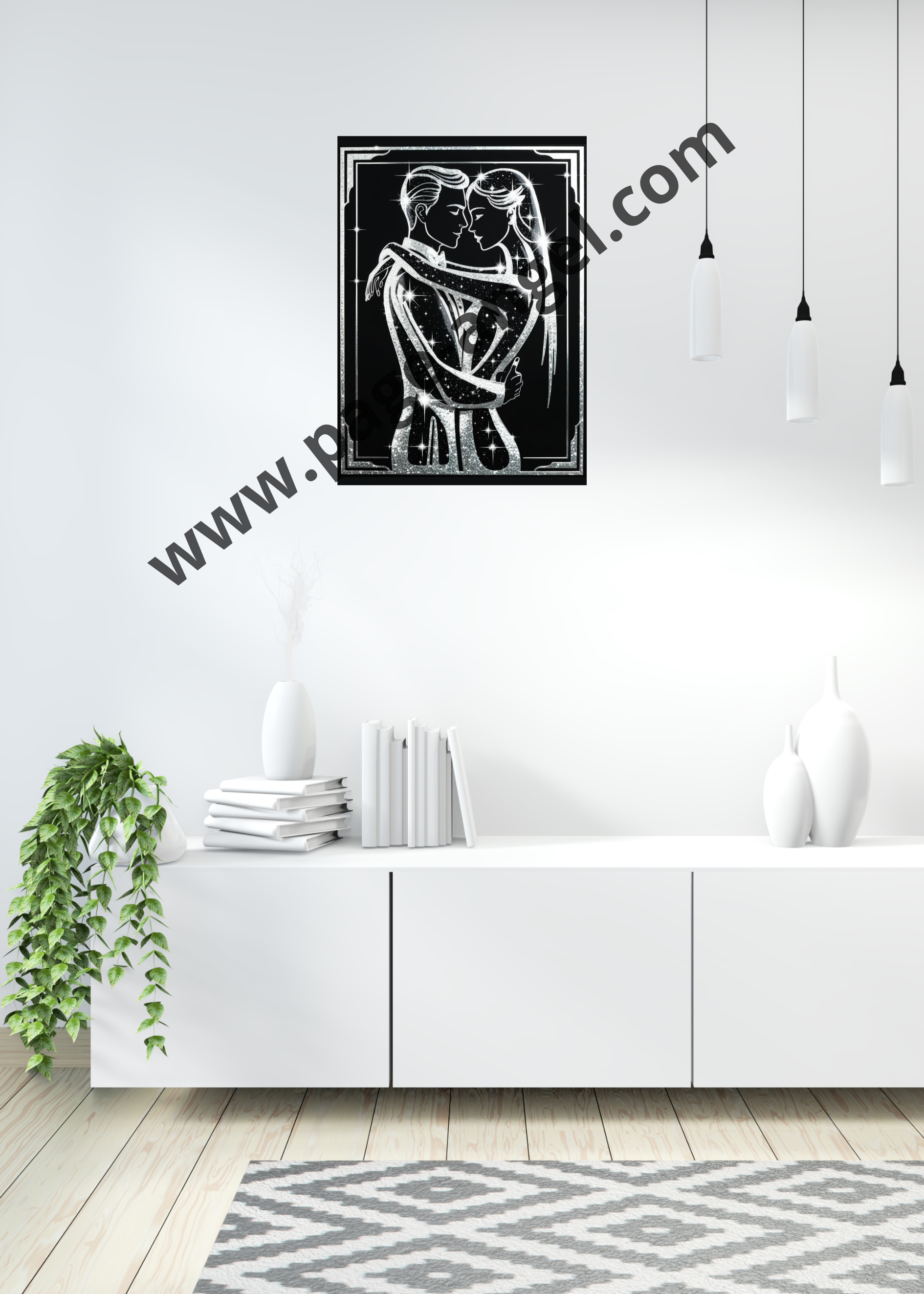 TABLEAU "DUO ETINCELLANT" (VERTICAL 2) – Image 9