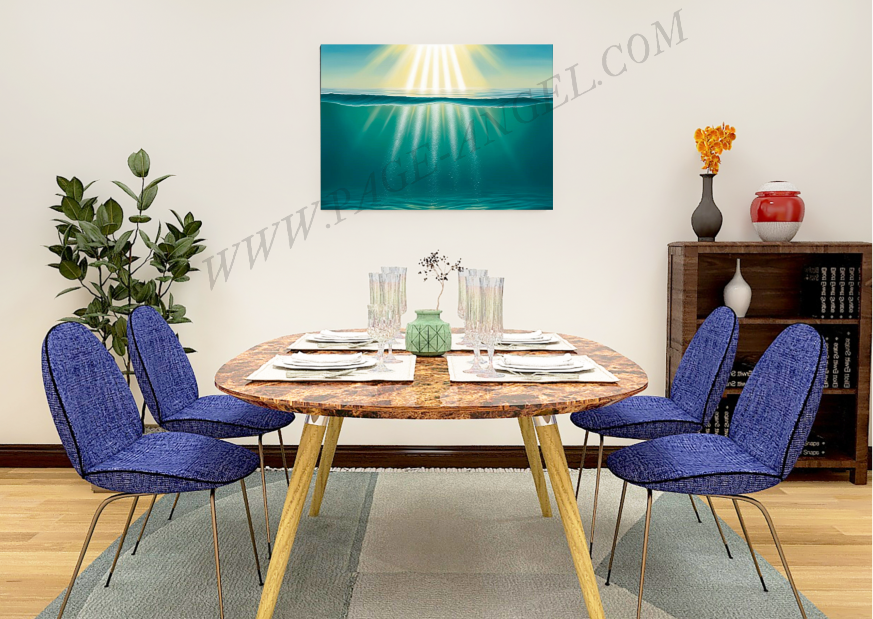 TABLEAU "EMERAUDE" (HORIZONTAL 64) – Image 4