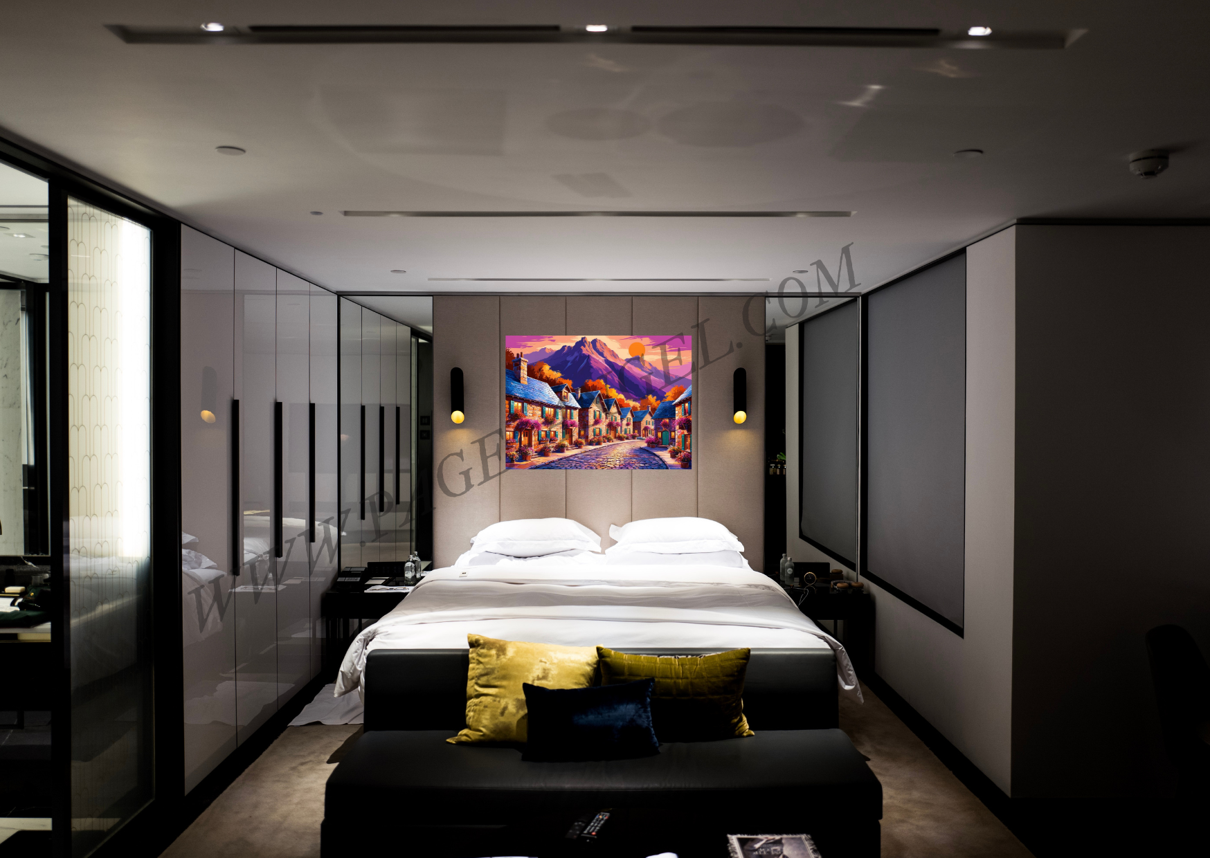 TABLEAU "LE VILLAGE ENCHANTÉ" (HORIZONTAL 71) – Image 6