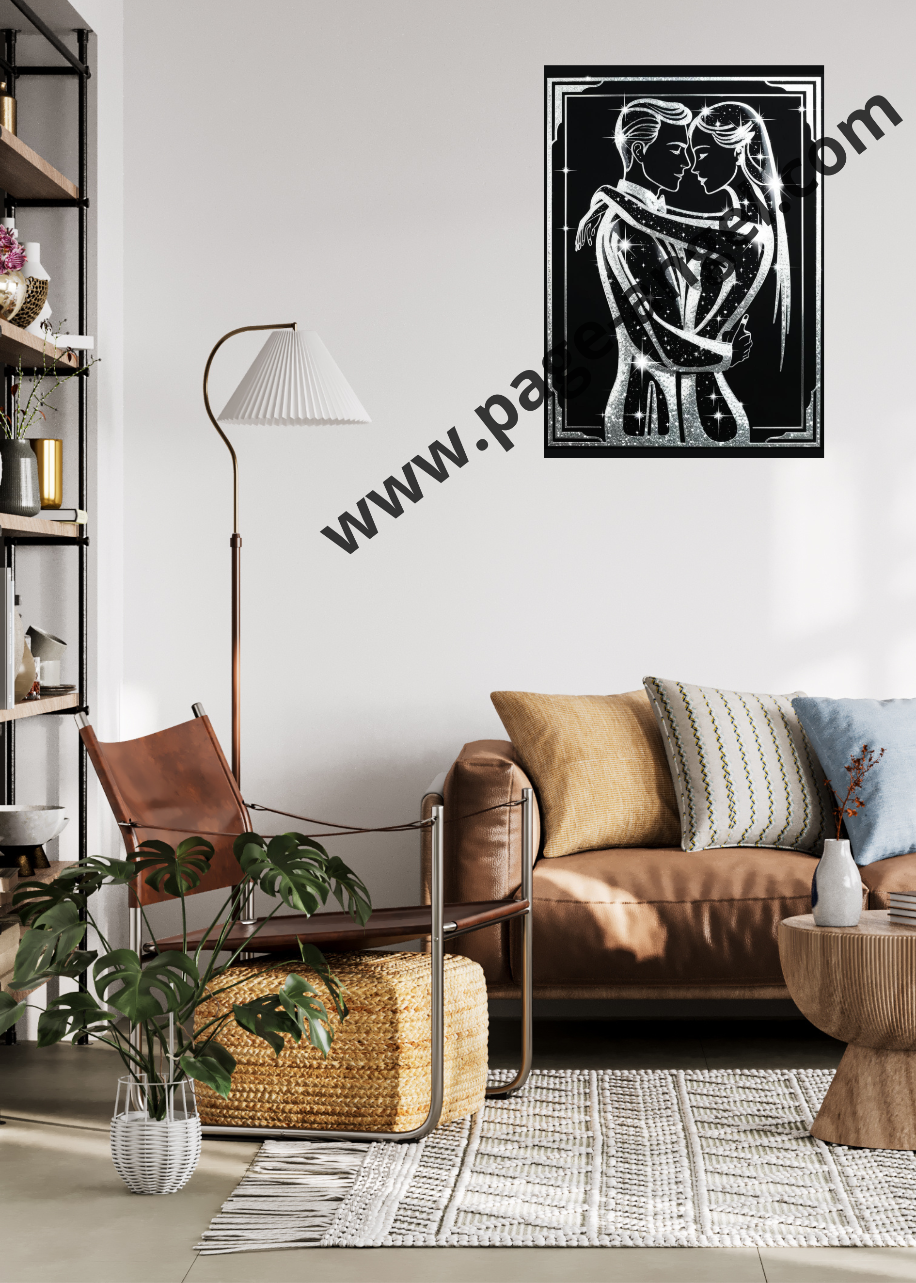 TABLEAU "DUO ETINCELLANT" (VERTICAL 2) – Image 8