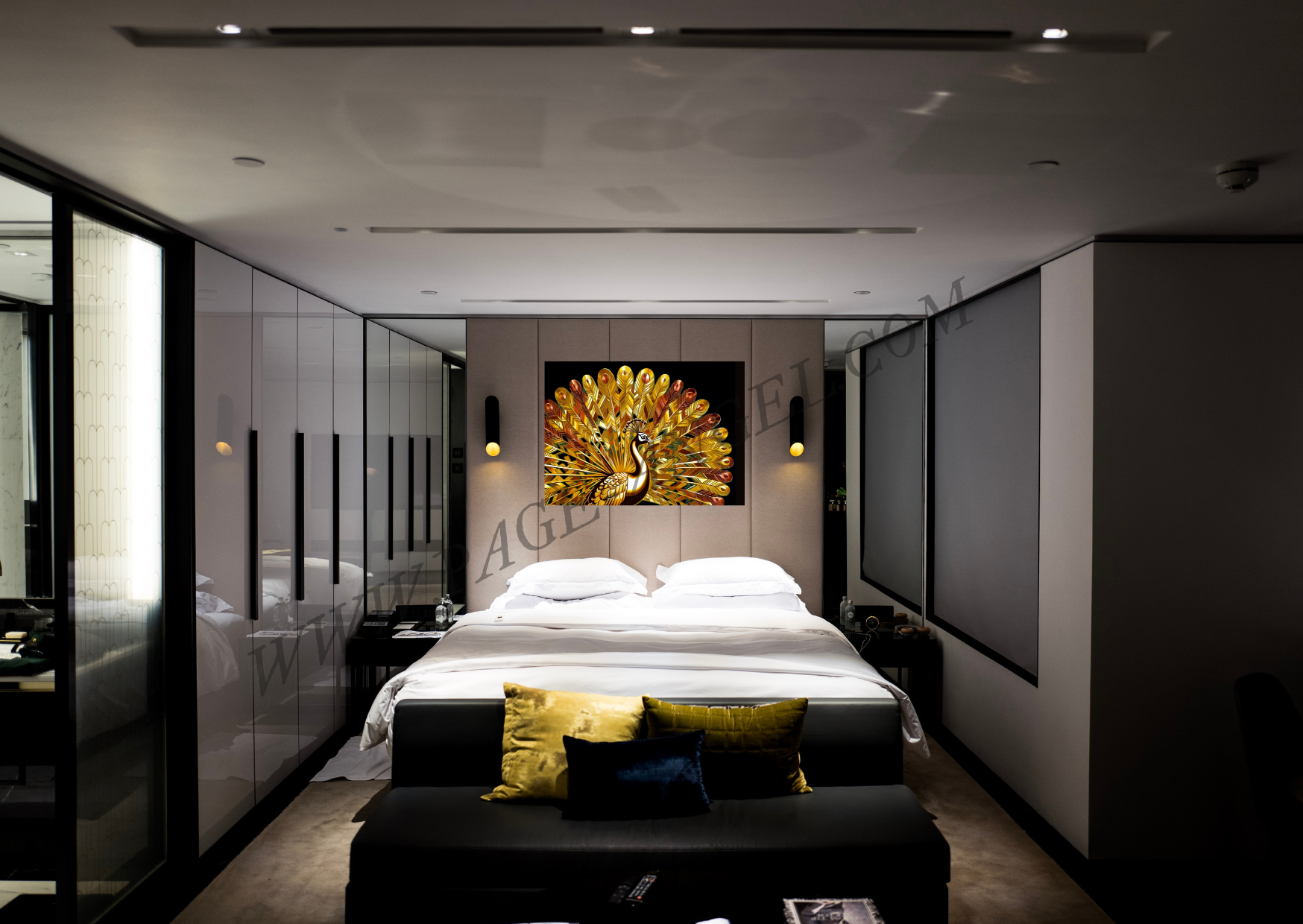 TABLEAU "PAON DORÉ" (HORIZONTAL 67) – Image 5