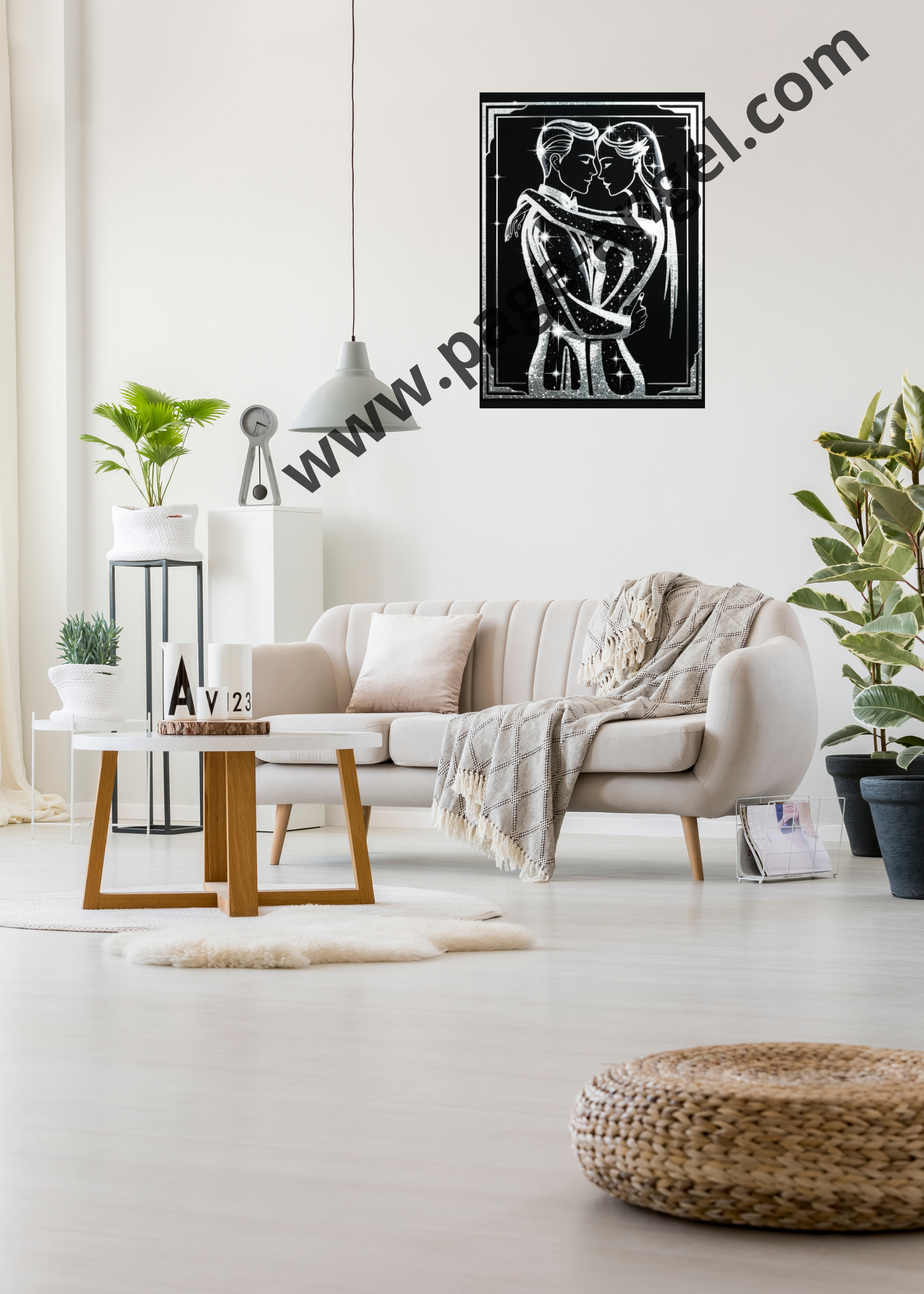 TABLEAU "DUO ETINCELLANT" (VERTICAL 2) – Image 7