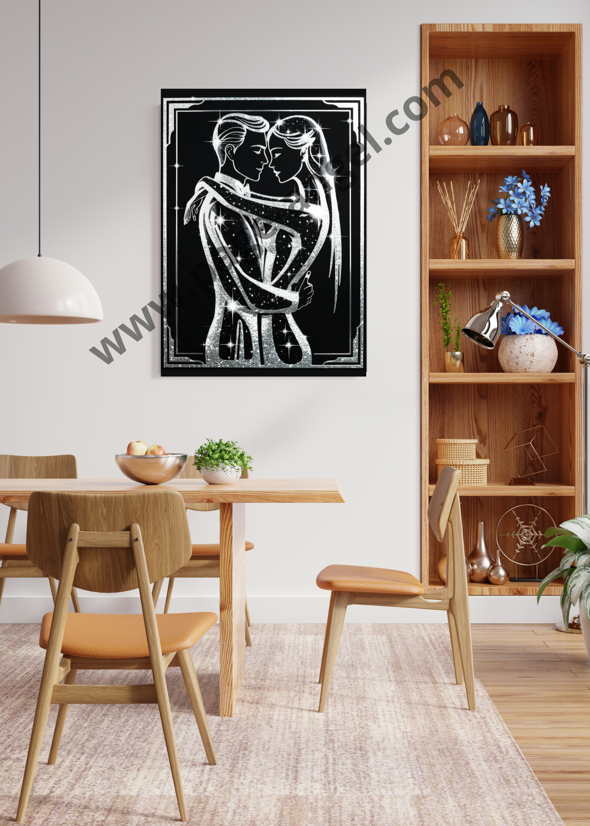 TABLEAU "DUO ETINCELLANT" (VERTICAL 2) – Image 6